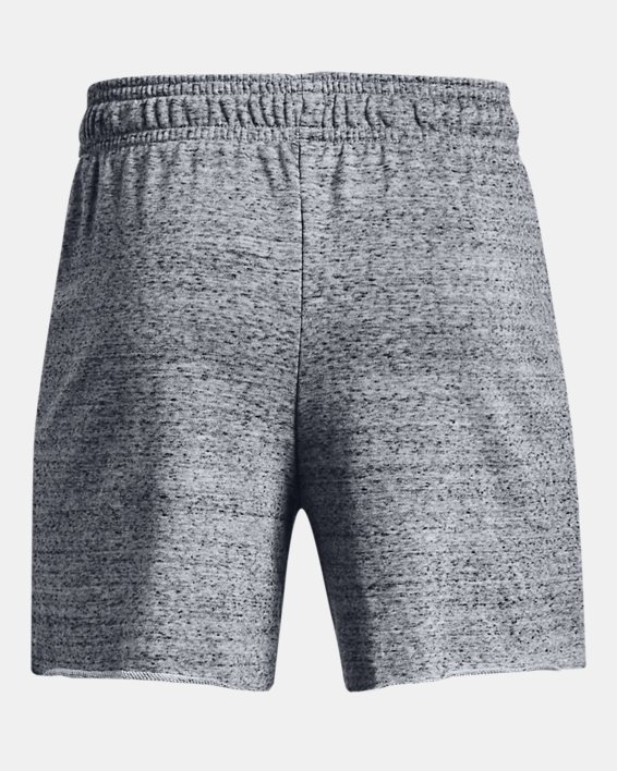 Men's UA Rival Terry 6" Shorts in Gray image number 5